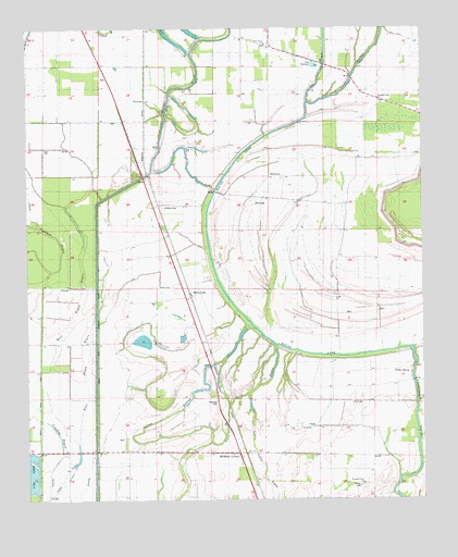 Macon Lake, AR USGS Topographic Map