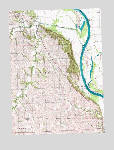 Macy, NE USGS Topographic Map