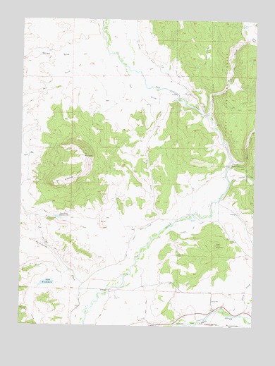 Mad Creek, CO USGS Topographic Map