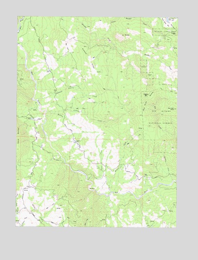 Mad River Buttes, CA USGS Topographic Map