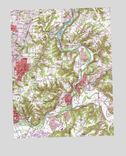 Madeira, OH USGS Topographic Map