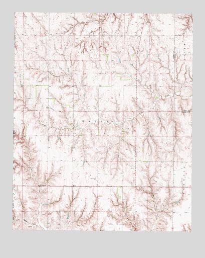 Madge, OK USGS Topographic Map