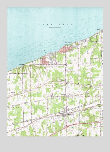 Madison, OH USGS Topographic Map