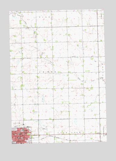 Madison, SD USGS Topographic Map