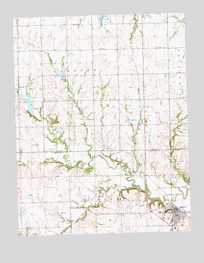 Madison, KS USGS Topographic Map