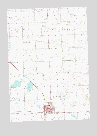 Madison, MN USGS Topographic Map