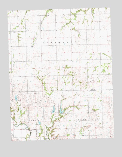 Madison NE, KS USGS Topographic Map