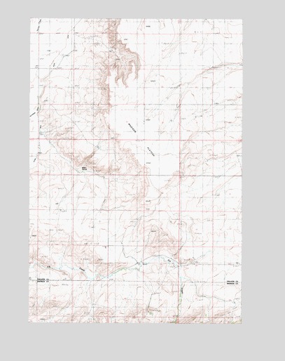 Madison Plateau, MT USGS Topographic Map
