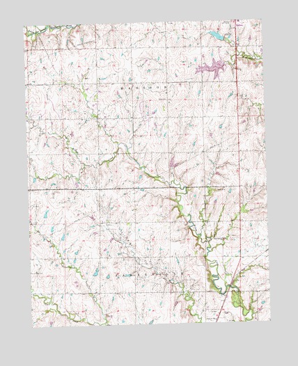 Madison SW, KS USGS Topographic Map