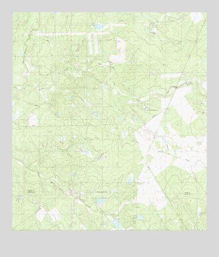Agua Azul Creek West, TX USGS Topographic Map