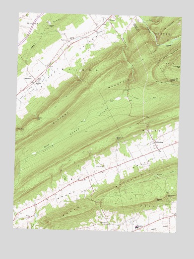 Madisonburg, PA USGS Topographic Map