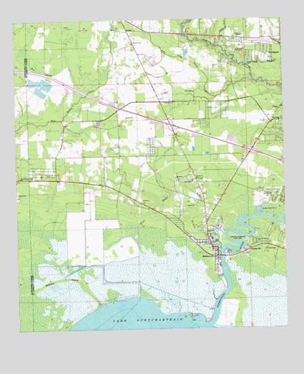 Madisonville, LA USGS Topographic Map