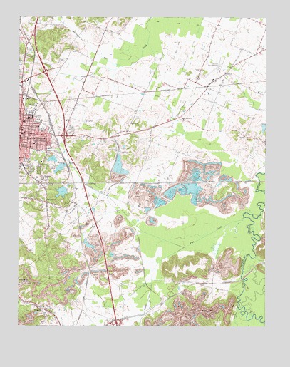Madisonville East, KY USGS Topographic Map