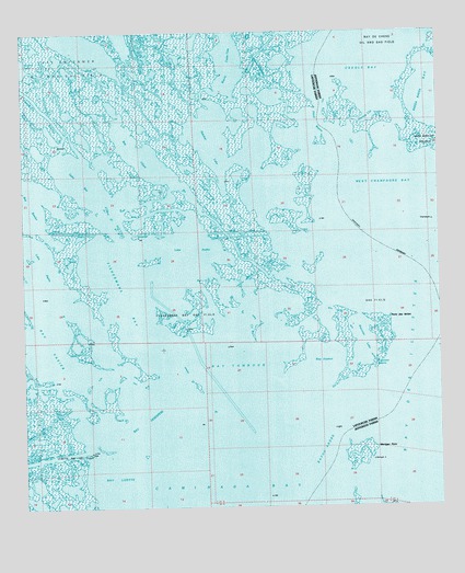 Bay Tambour, LA USGS Topographic Map