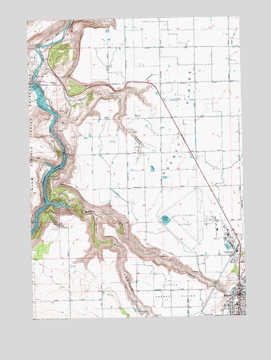 Madras West, OR USGS Topographic Map