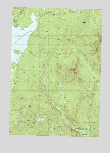 Magalloway Mountain, NH USGS Topographic Map