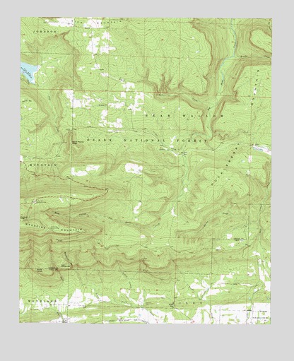 Magazine Mountain NE, AR USGS Topographic Map