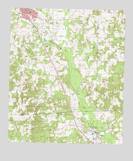 Magee South, MS USGS Topographic Map