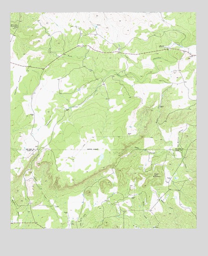 Magill Mountain, TX USGS Topographic Map
