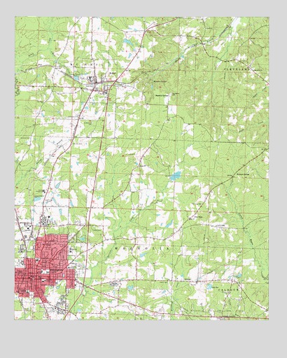 Magnolia, AR USGS Topographic Map