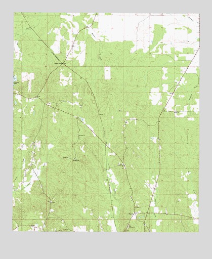 Magnolia, AL USGS Topographic Map