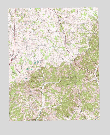 Magnolia, KY USGS Topographic Map