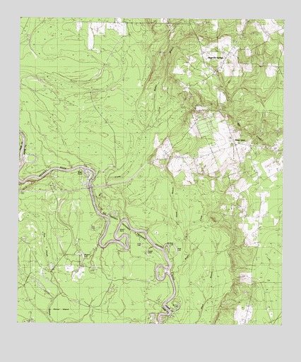 Magnolia Springs, TX USGS Topographic Map