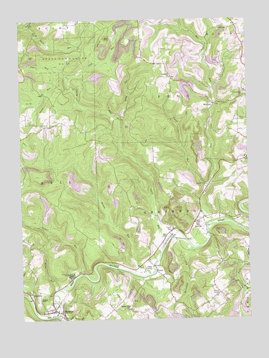 Mahaffey, PA USGS Topographic Map