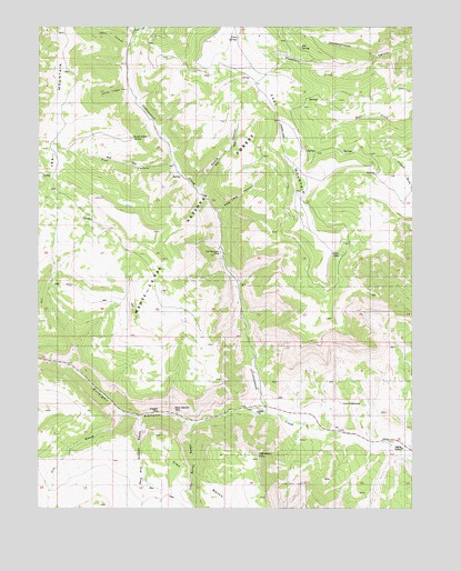Mahogany Point, UT USGS Topographic Map