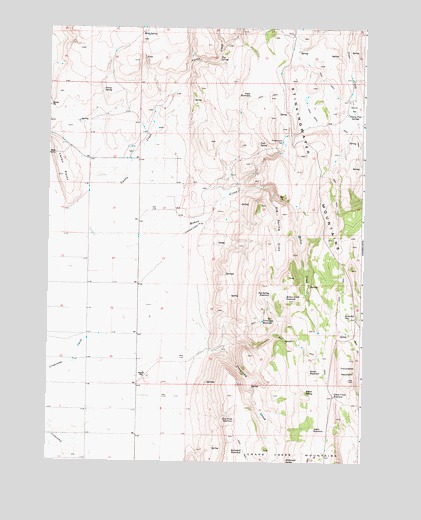 Mahon Creek, OR USGS Topographic Map