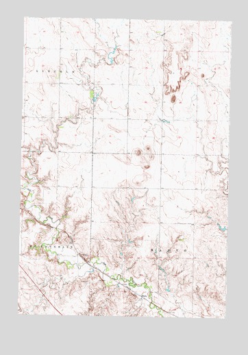 Mahto, SD USGS Topographic Map