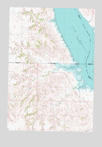 Mahto NE, SD USGS Topographic Map