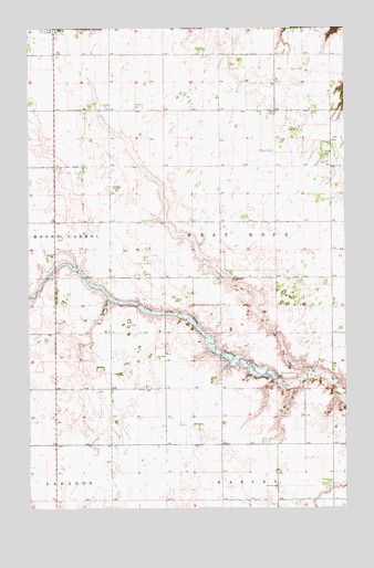 Maida, ND USGS Topographic Map
