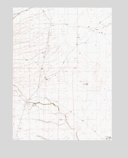 Maiden Butte, NV USGS Topographic Map