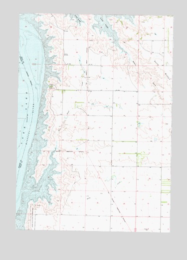 Mail Shack Creek, SD USGS Topographic Map