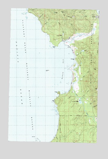 Makah Bay, WA USGS Topographic Map
