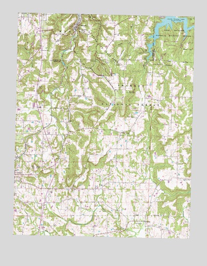 Makanda, IL USGS Topographic Map