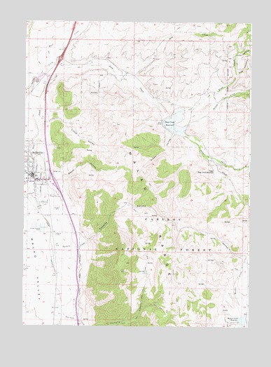 Malad City East, ID USGS Topographic Map