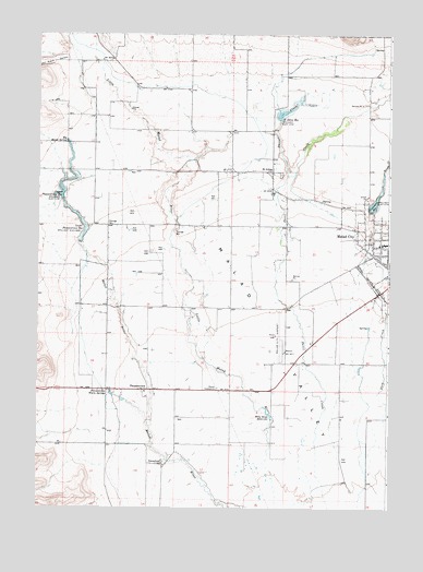Malad City West, ID USGS Topographic Map