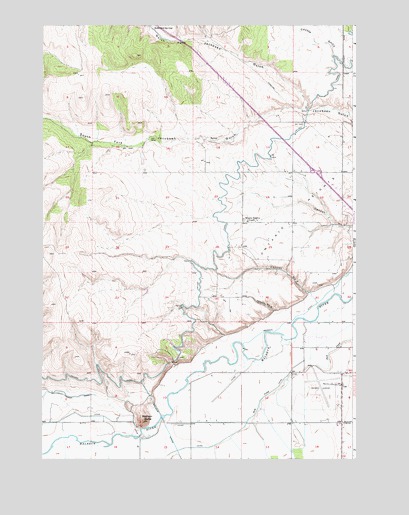 Malheur Butte, OR USGS Topographic Map