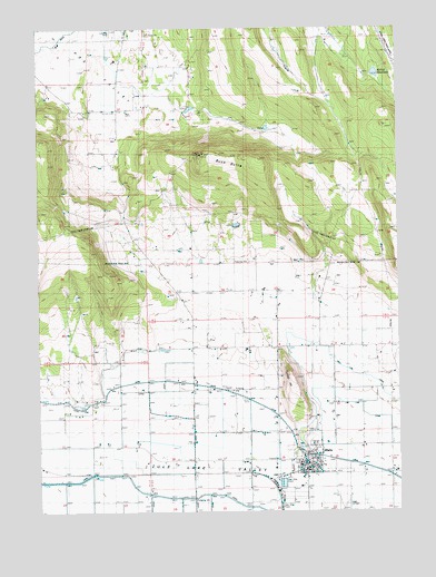 Malin, OR USGS Topographic Map