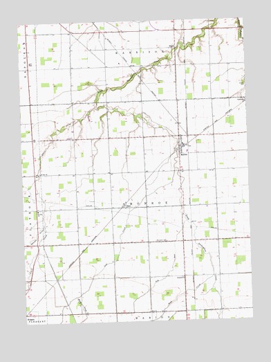 Malinta, OH USGS Topographic Map