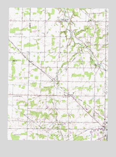 Mallet Creek, OH USGS Topographic Map
