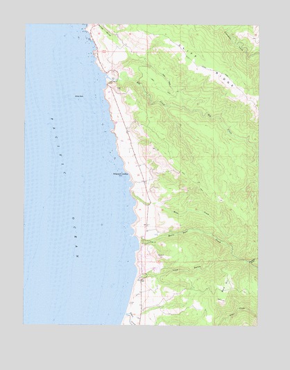 Mallo Pass Creek, CA USGS Topographic Map