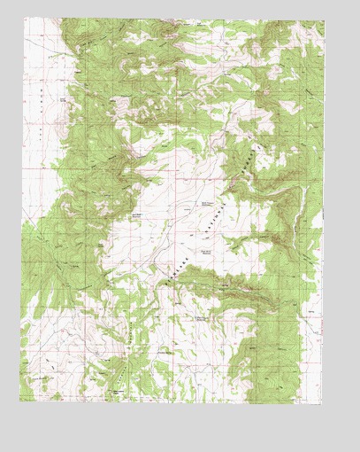Malmsten Peak, UT USGS Topographic Map