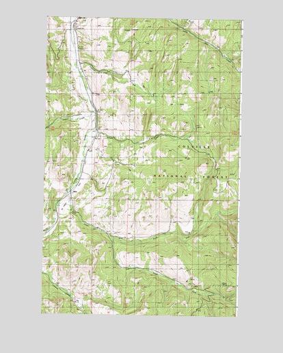 Malo, WA USGS Topographic Map