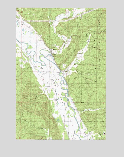Malone, WA USGS Topographic Map
