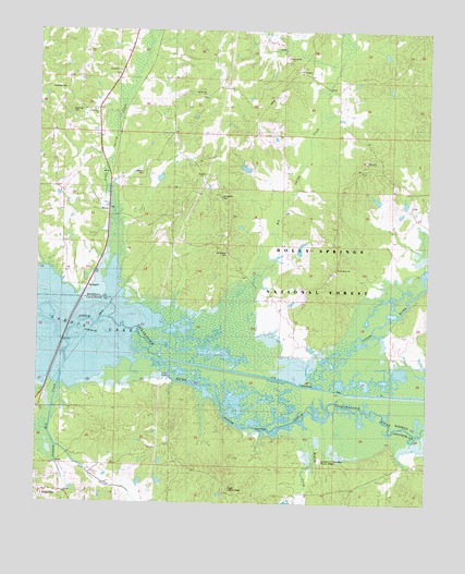 Malone, MS USGS Topographic Map
