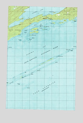 Malone Bay, MI USGS Topographic Map