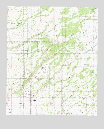 Malone Draw, NM USGS Topographic Map